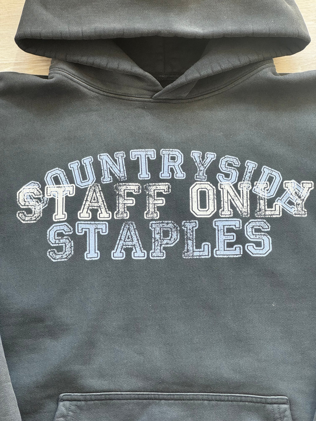 Black Staff Only Hoodie