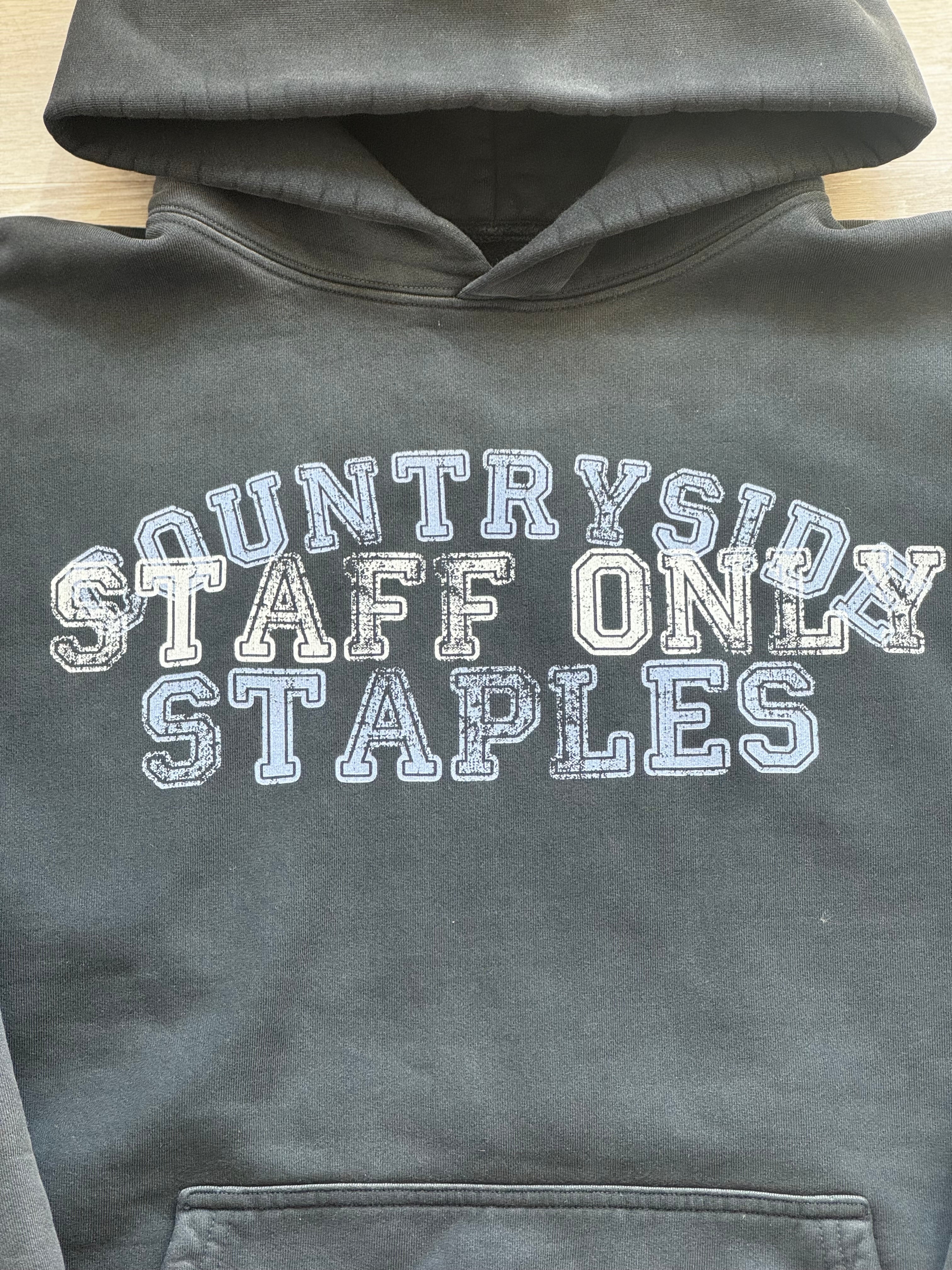 Black Staff Only Hoodie