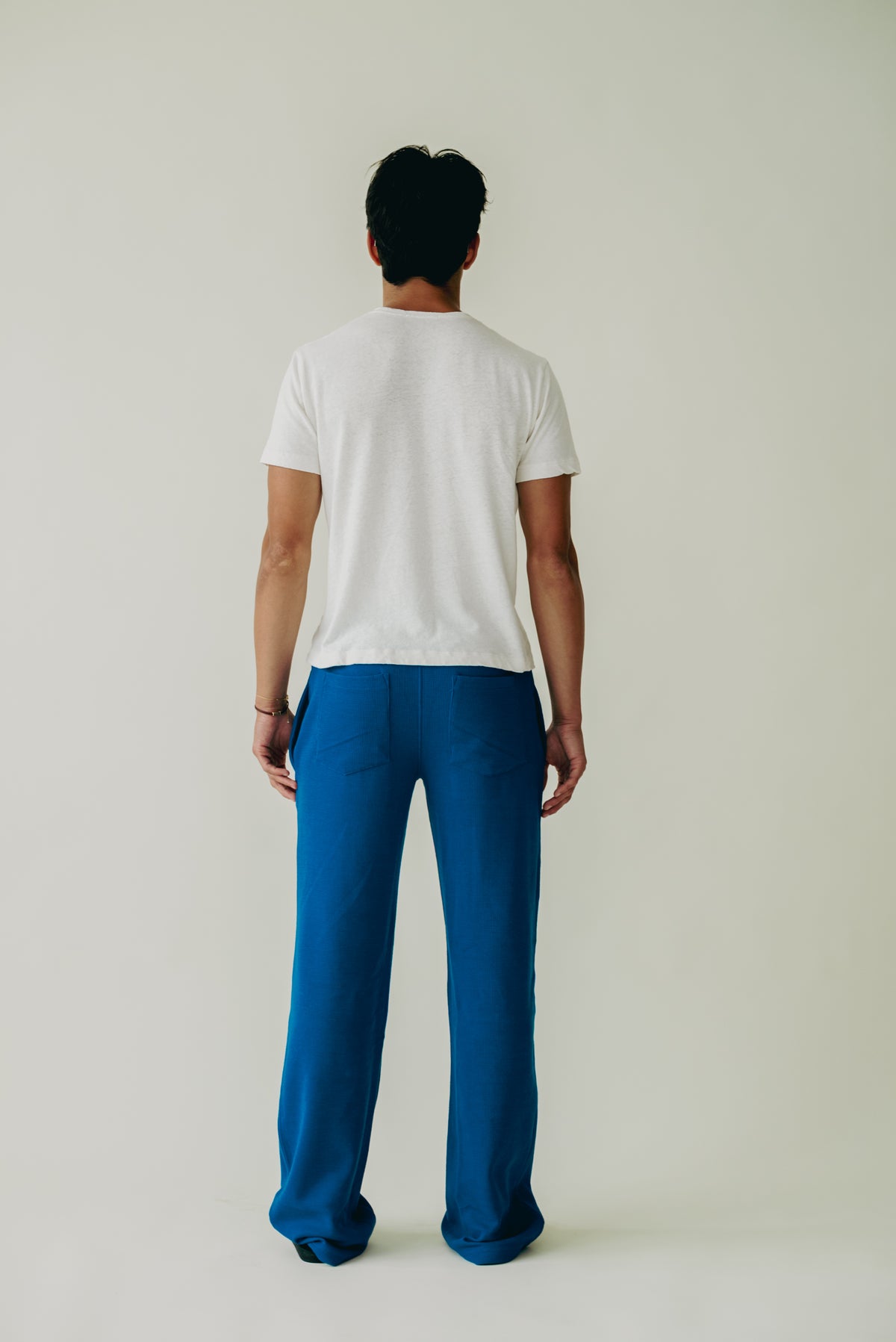 Royal Blue Waffle Knit Lounge Sweats