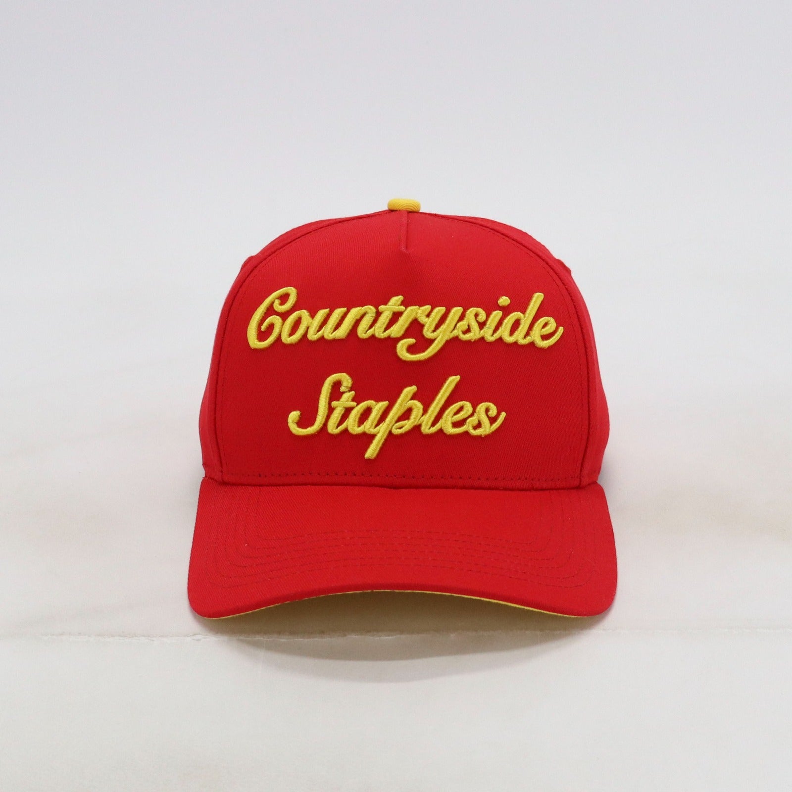 Countryside Staples Signature Everyday Cardinal Red & Gold Hat