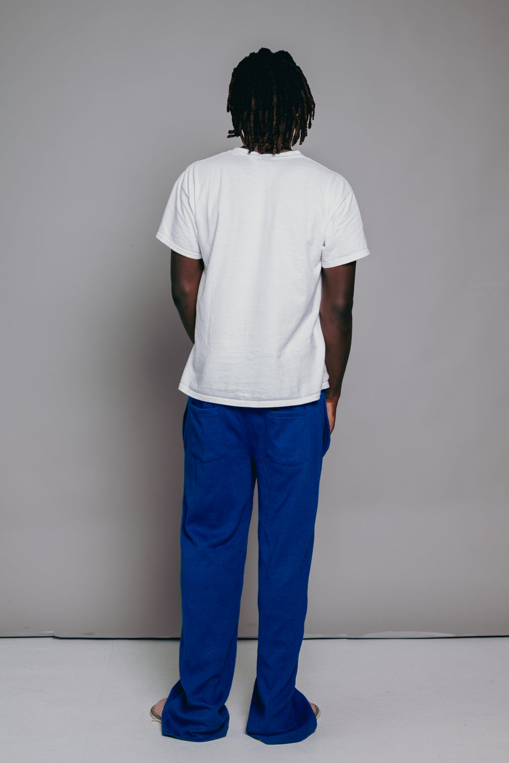 Royal Blue Waffle Knit Lounge Sweats