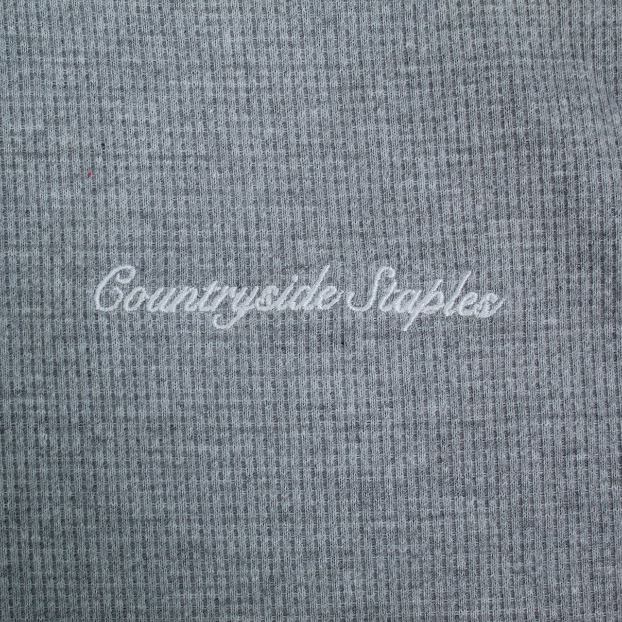 Gray Waffle Knit Lounge Sweats