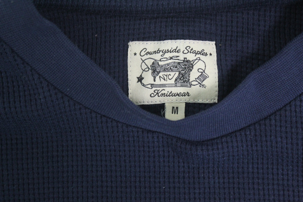 Navy Waffle Knit Lounge Sweats